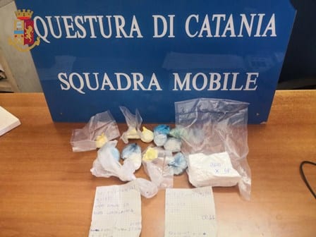 Catania, “toppe” da 350 grammi di crack e cocaina: arrestato 44enne dai Falchi