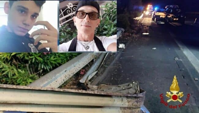 Tragedia A18, famiglia originaria del Catanese: Noà insanguinato sull’asfalto, Fabio morto in auto