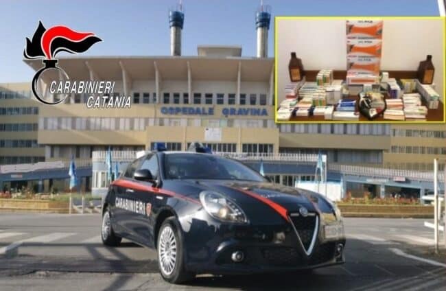Catania, rubava farmaci dall’ospedale per rivenderli al mercato nero: acquistati anche dall’Asp catanese