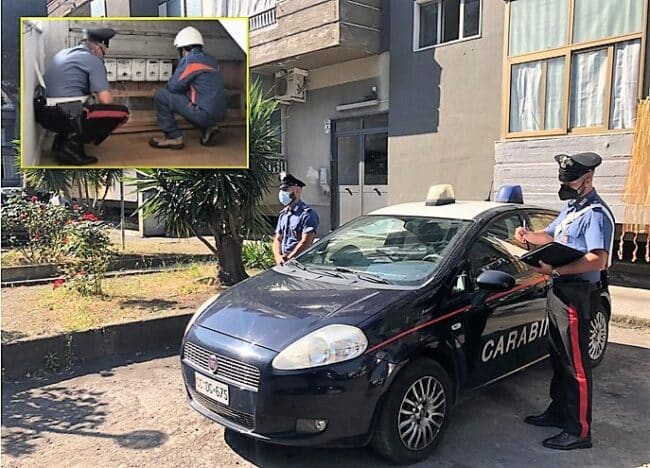 Catania, intero edificio “rubava” corrente elettrica pubblica: 16 le persone denunciate