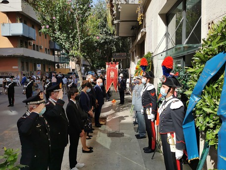 Palermo, cerimonia di commemorazione in ricordo di Rocco Chinnici nel giorno della sua scomparsa