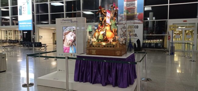 Aeroporto di Catania, da domani l’esposizione del Piccolo Gruppo Sacro. Presente anche Nello Musumeci