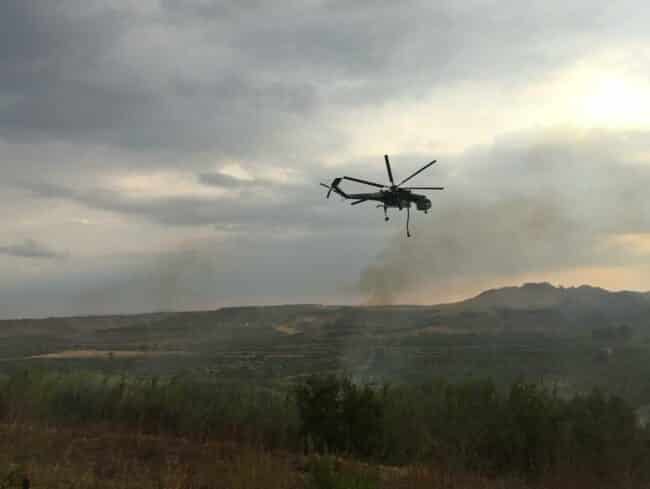 Fiamme nel Catanese, brucia l’Oasi del Simeto: vigili del fuoco e Forestale sul posto