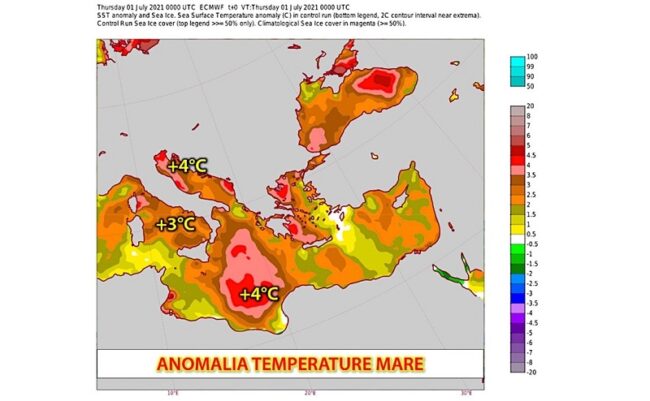Sicilia, mari bollenti e temperature troppo elevate: si teme per le conseguenze disastrose