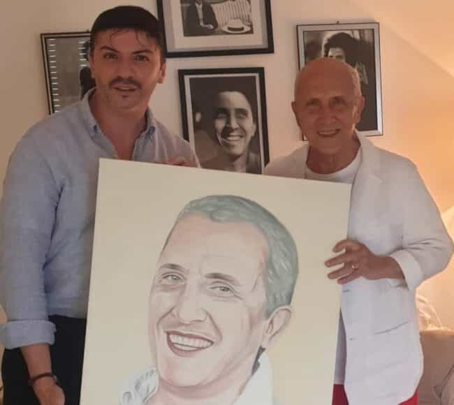 Alfonso Restivo: “Ritrarre il Maestro Gianni Bella è come realizzare un sogno nel cassetto”