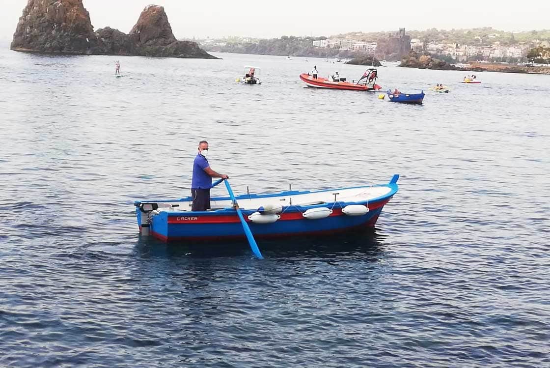 Catania, navigazione “green” per Unict: natante verso l’Isola di Lachea con motore elettrico
