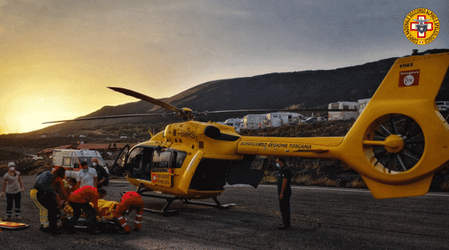 Emergenza sull’Etna, ciclista cade nella zona del Rifugio Sapienza: interviene il Soccorso Alpino