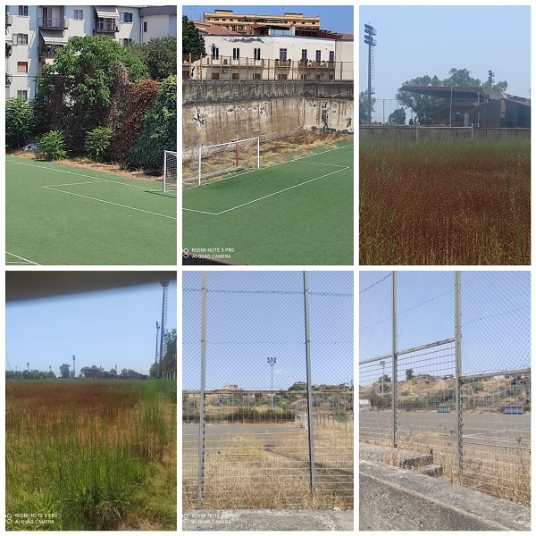 Catania, impianti sportivi “in condizioni da terzo mondo”: la segnalazione di un lettore alla nostra redazione