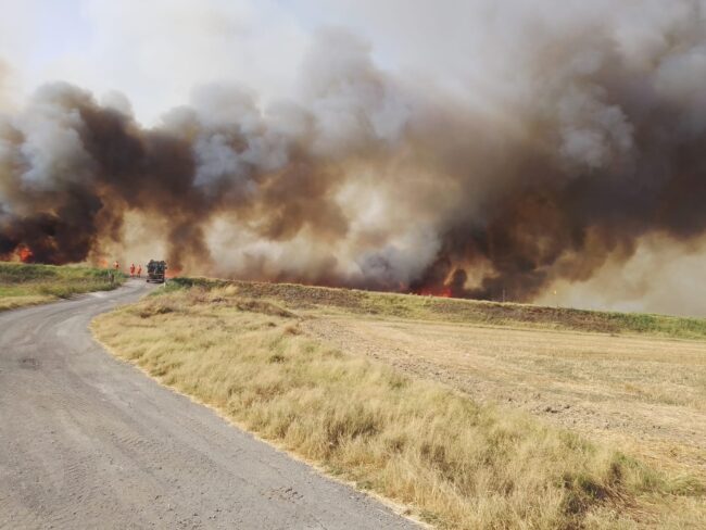 Passo Martino, ore di fuoco sul fiume Gornalunga
