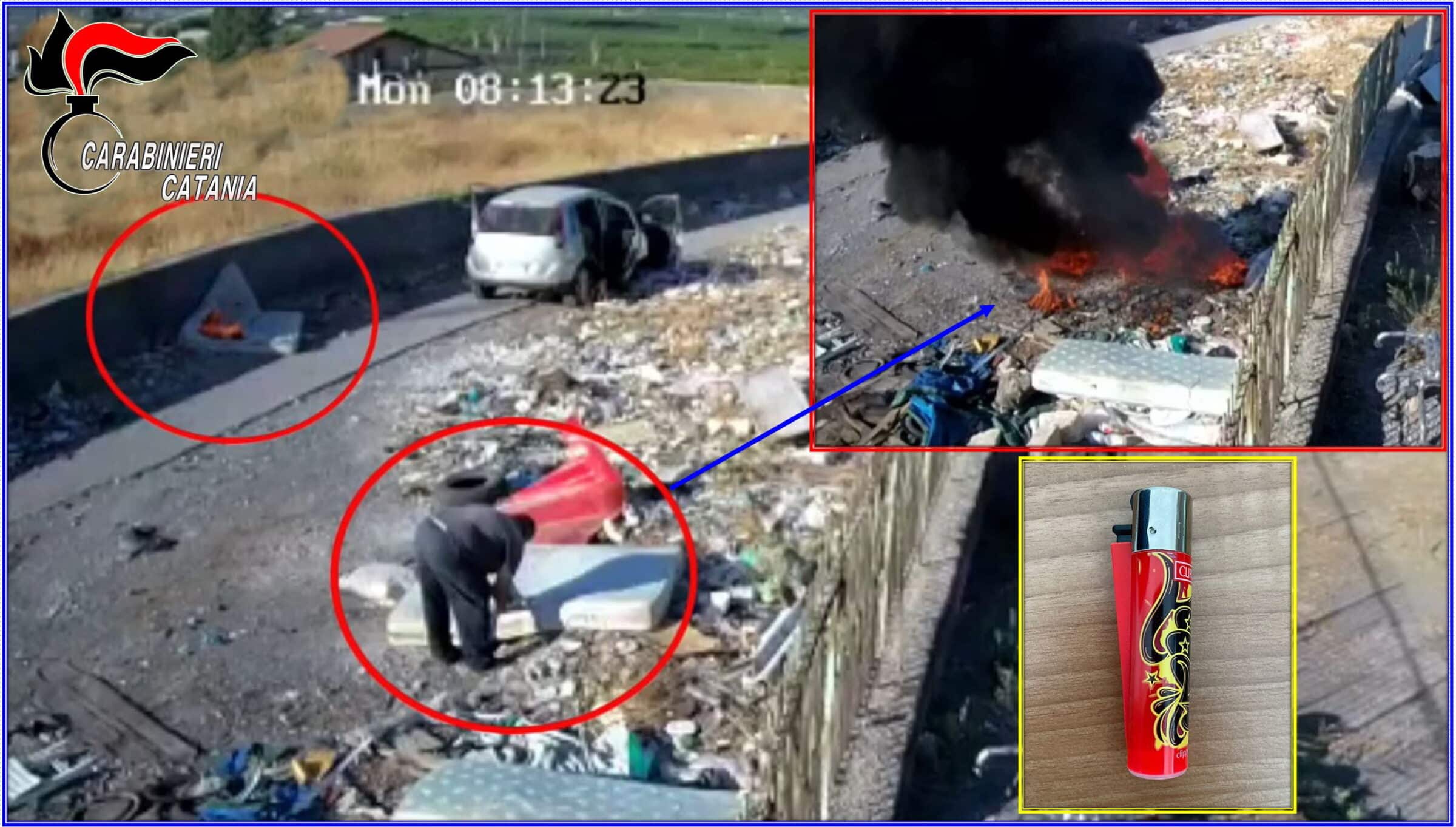 Sfiorata tragedia a Paternò, arrestato piromane: brucia rifiuti vicino ad abitazioni – IL VIDEO