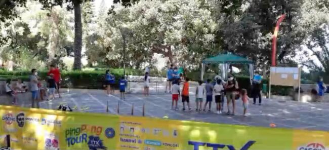Termini Imerese, grande successo alla villa comunale per “Ping Pong Tour 2021 a TTX Experiece”