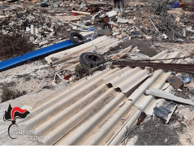 Lampedusa, sequestrate due discariche abusive