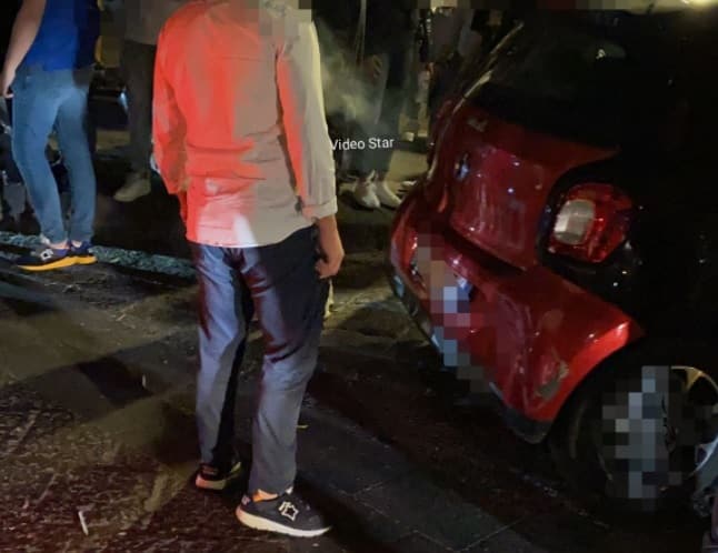 Incidente stradale nel Catanese, impatto auto-moto in piazza Santa Barbara: ferito un giovane