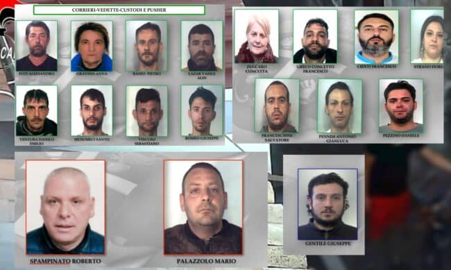 Catania e l’incasso dello spaccio “in mano” ai bambini, i VOLTI degli arrestati e i RUOLI