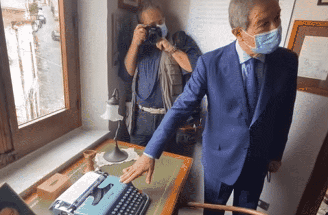 Riapertura casa natale di Sciascia, Musumeci in visita a Racalmuto: “Suo messaggio costante riferimento”