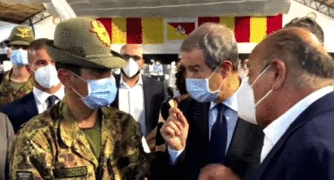 Il Generale Figliuolo è arrivato a Palermo, le tappe della visita del commissario nazionale per l’emergenza Covid