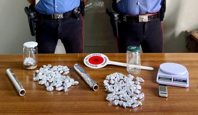 Nascondeva la droga sotto le pietre, uno spacciatore arrestato e un denunciato nel Catanese