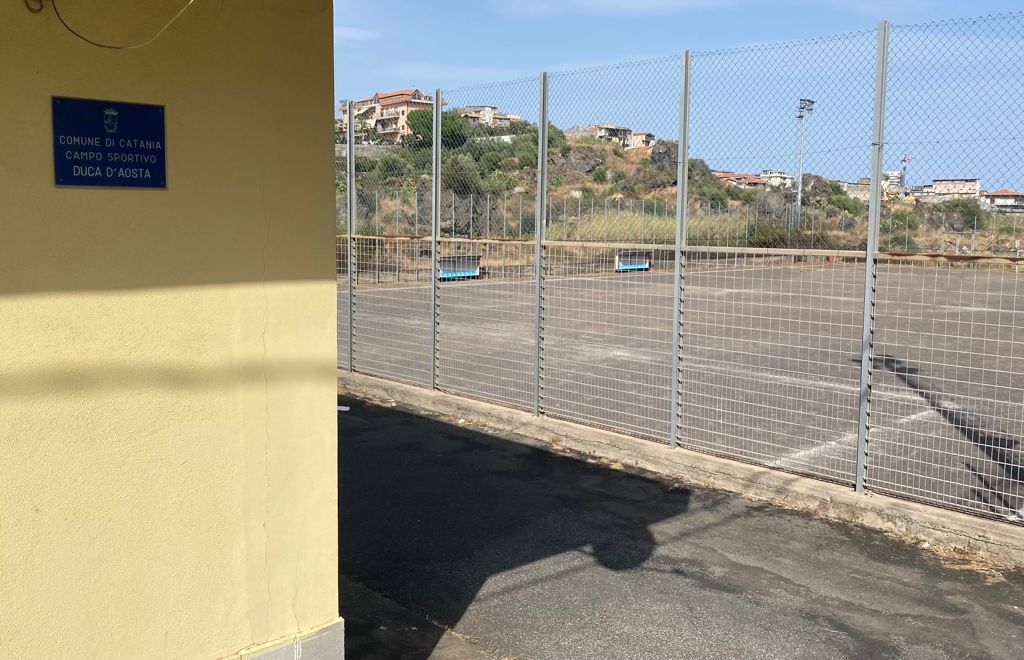 Sport a Catania, in arrivo 700mila euro per il progetto di riqualificazione del campo Duca D’Aosta