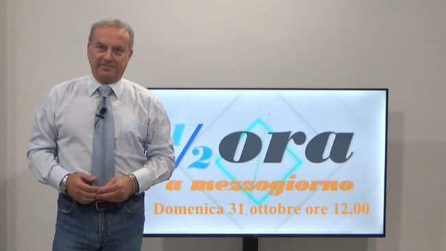 Mezz’ora a Mezzogiorno, si riparte domani: ospite della puntata il Governatore Musumeci