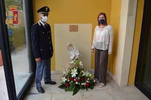Celebrazione anniversario degli agenti uccisi nel 2019 a Trieste, cerimonia svolta nella Questura di Ragusa