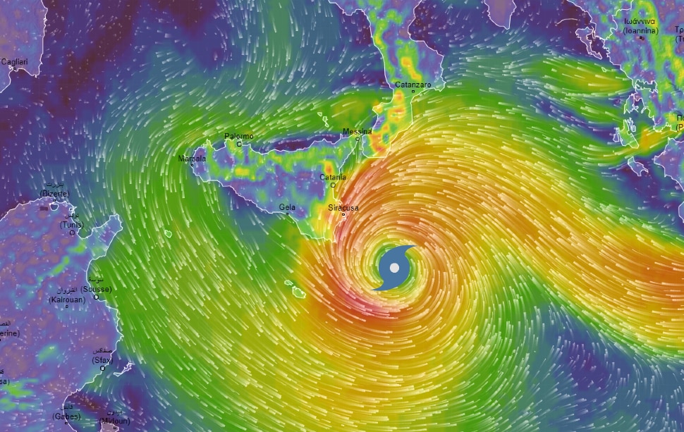 Meteo, domani in Sicilia arriva l’Uragano Medicane