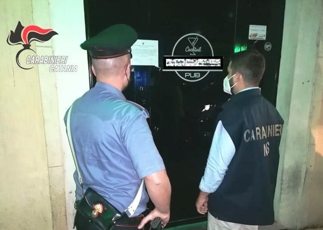 Catania, nel mirino dei controlli la “mala movida”: sanzionati due noti pub del centro storico