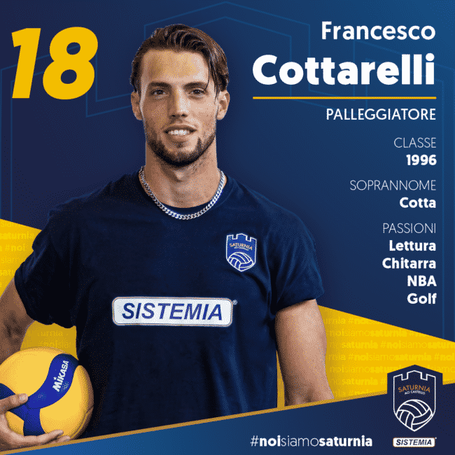 Francesco Cottarelli prende in mano le redini della Saturnia