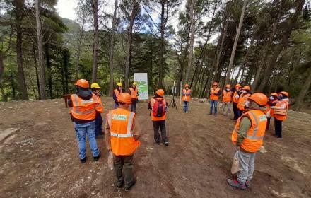 Forestali, allestito un cantiere dimostrativo per la formazione degli operatori professionali