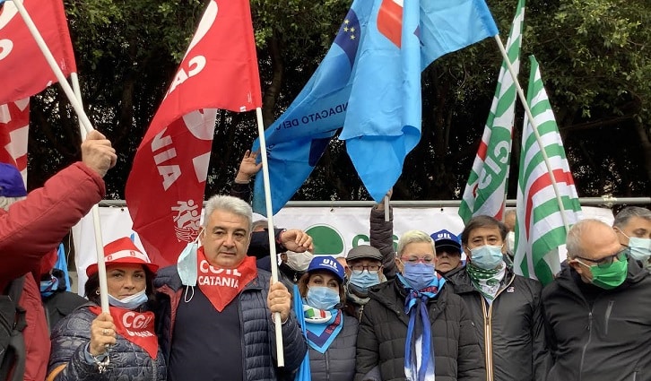 Pensioni, in Sicilia tra le più basse d’Italia: a Catania sindacati in piazza per dire NO alle nuove manovre
