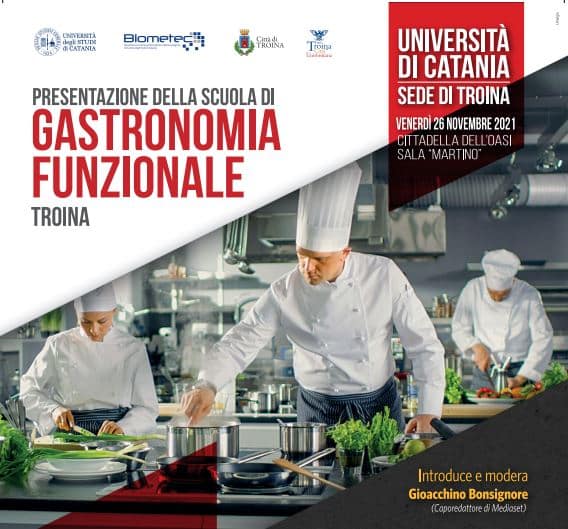 Nasce a Troina la Scuola Superiore di “Gastronomia Funzionale” dell’Università di Catania