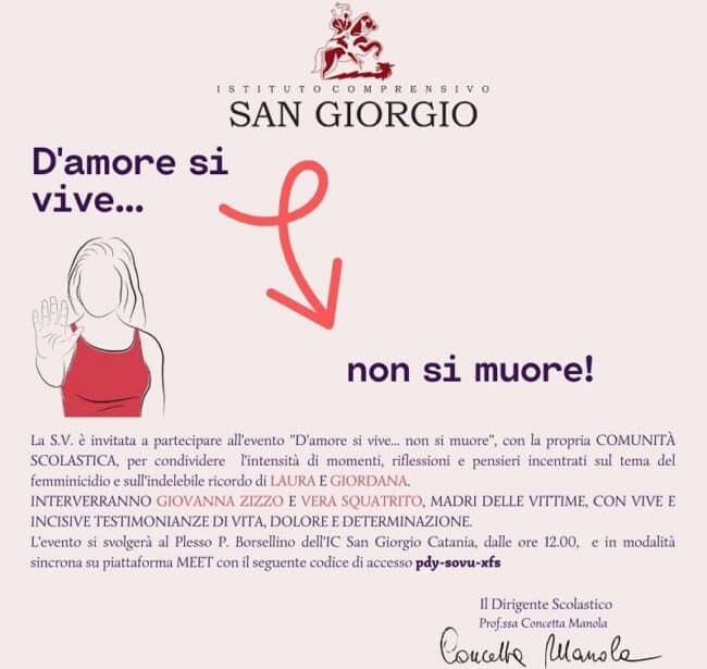 IC “San Giorgio” di Catania: “D’amore si vive, non si muore!”