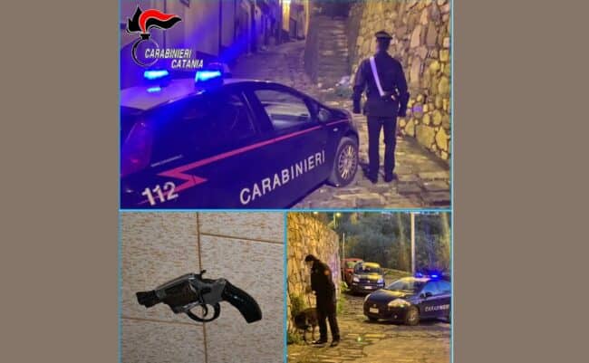 Sventrate 2 roccaforti dello spaccio nel Catanese: arrestato anche un uomo per il possesso di una pistola