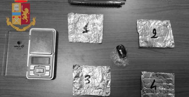 Operazione Polizia di Stato, in manette un pusher 21enne