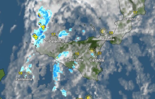 Maltempo, la pioggia “bussa” alle porte della Sicilia: oggi i primi temporali – PREVISIONI