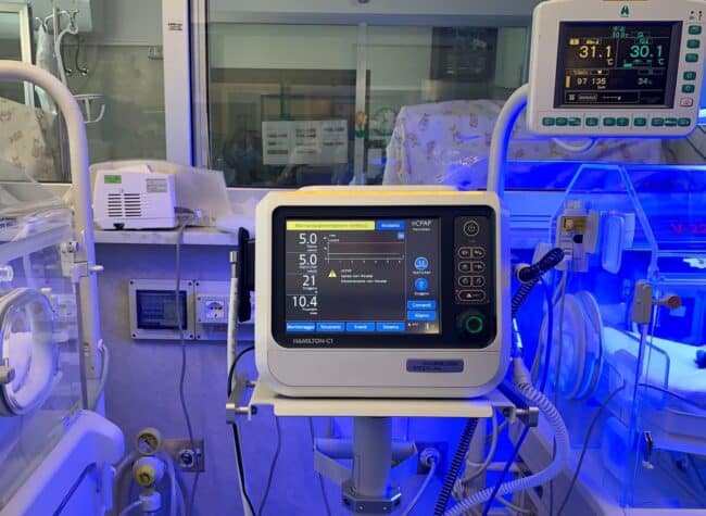 Caltagirone, acquistato moderno ventilatore per terapia respiratoria non invasiva dei neonati