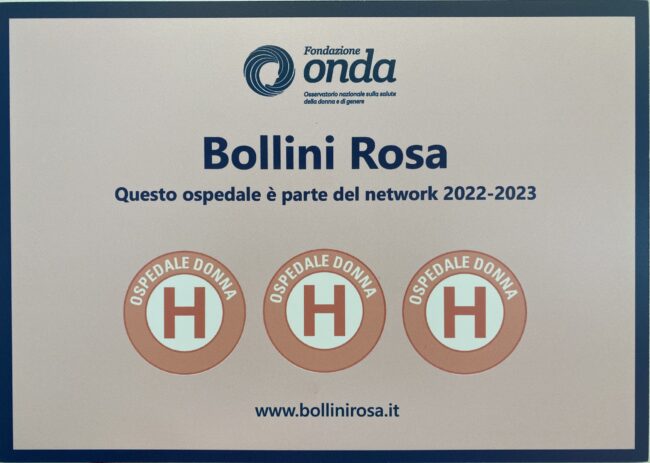 Sanità in rosa: il Policlinico San Marco ha ricevuto il massimo riconoscimento dalla fondazione onda con 3 bollini rosa