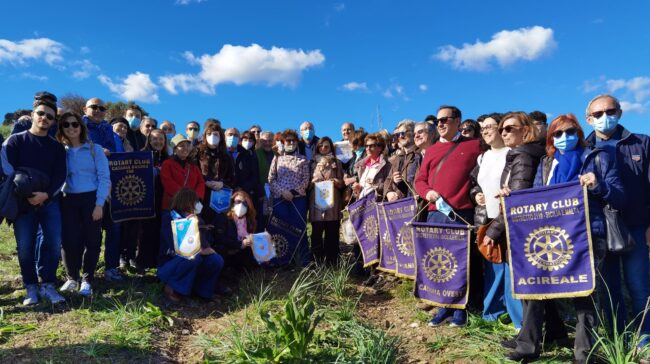 Progetto distrettuale Rotary Club area Etnea: più verde per Monte Po’ e Monti Rossi