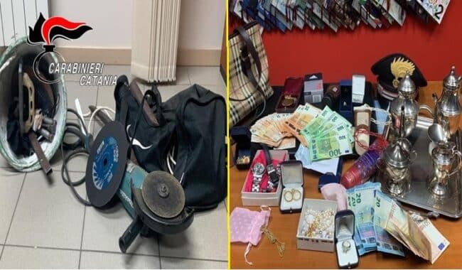 Beccati quattro topi d’appartamento, fatale la perquisizione nell’automobile