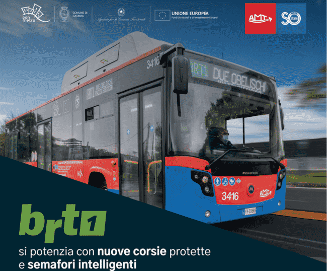 Catania, rinnovato percorso per linea veloce Due Obelischi-Centro Storico