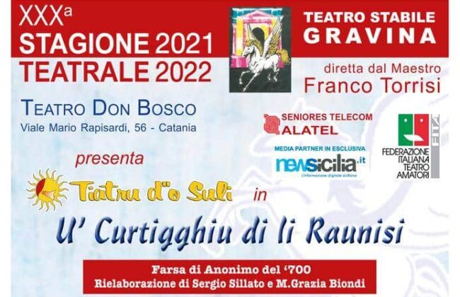 Tiatru d’o Suli ospite del Teatro Stabile Gravina con una… “Vastasata”