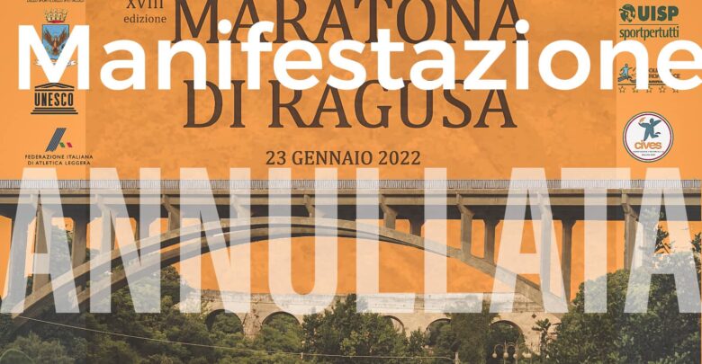 “Maratona Città di Ragusa”, salta la XVIII edizione a causa della pandemia