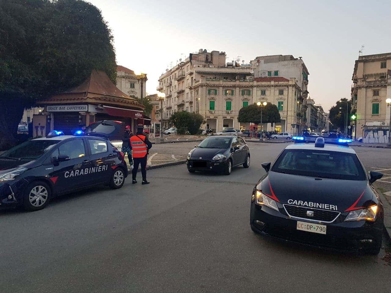 Controlli dei carabinieri nel Messinese: 4 segnalazioni per uso di sostanze stupefacenti
