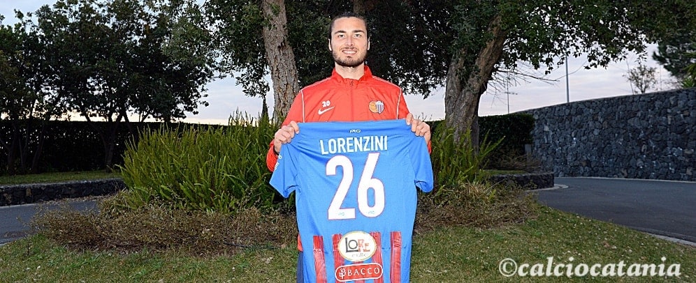 Calcio Catania, ufficiale l’acquisto del difensore Lorenzini: “Per me è un vero onore”