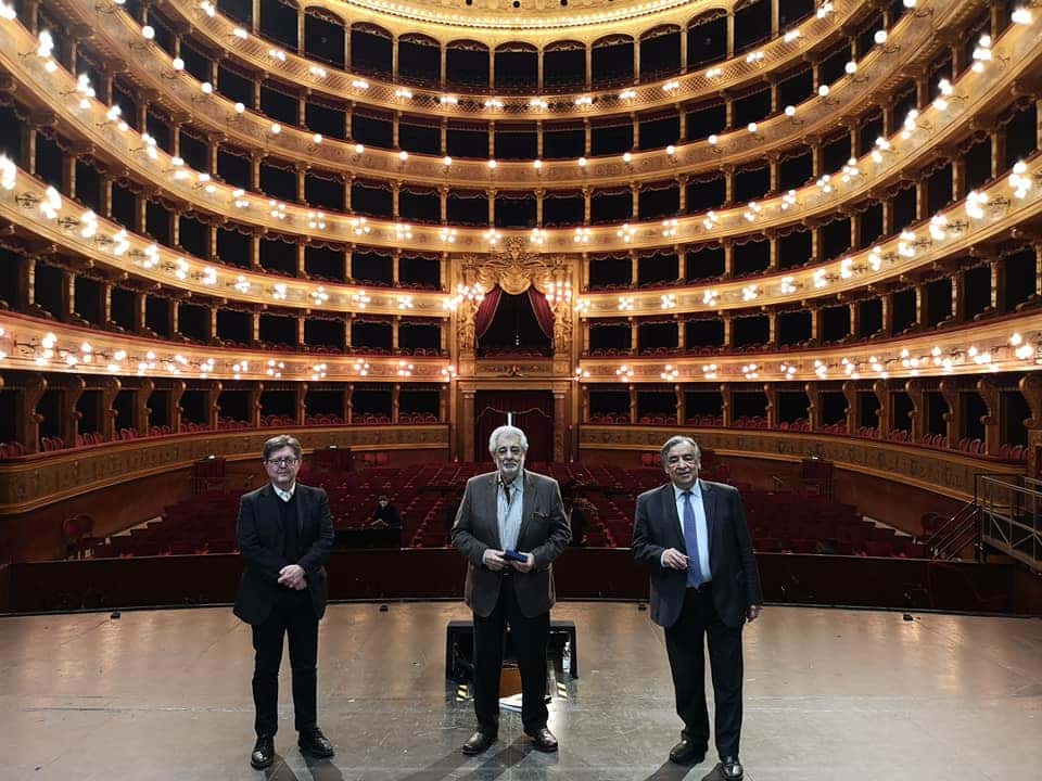 Il Teatro Massimo di Palermo ospita il maestro Placido Domingo: Medaglia Ufficiale per l’artista