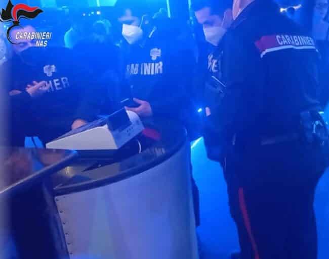 Blitz del NAS a Palermo: chiuse due discoteche