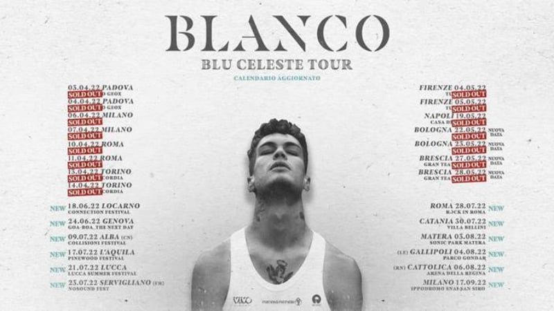 Concerto Blanco a Catania, nuovi biglietti disponibili per il 30 e il 31 luglio: ecco dove acquistarli
