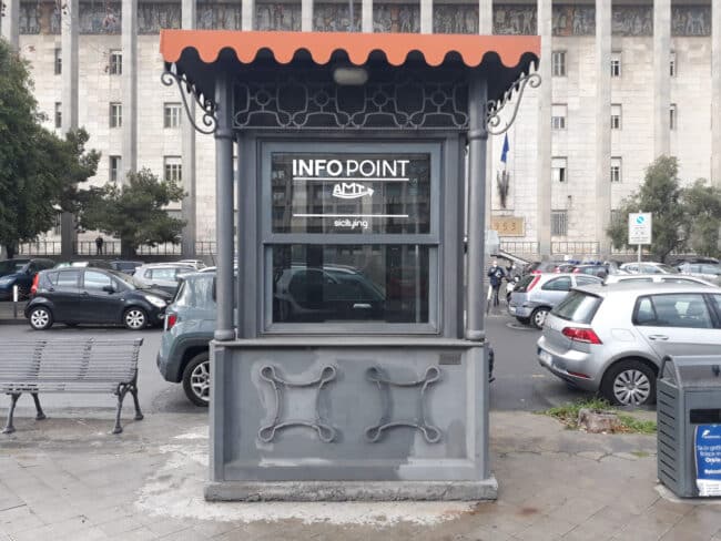 Catania, chioschi artistici in gestione da AMTS per la vendita biglietti e abbonamenti