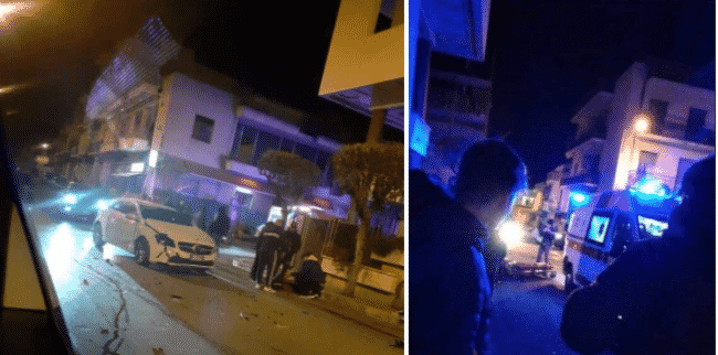 Incidente nella notte, scontro Merdeces-moto in via XX Settembre: due feriti