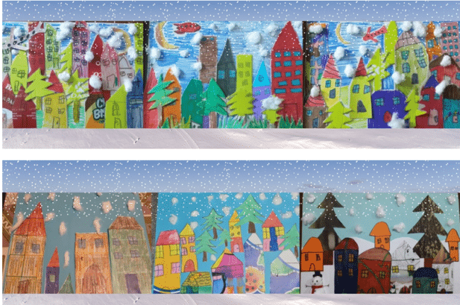Paesaggi invernali con materiali di riciclo, i bambini dell’I.C. “San Giorgio” e la tutela dell’ambiente – IL VIDEO