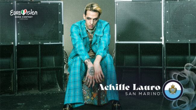 Achille Lauro trionfa a “Una voce per San Marino” e vola all’Eurovision: sfiderà Mahmood e Blanco